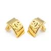 Hot Sale New Fashion Stainless Steel 18K Gold Cheap Wholesale Stud Earrings For Women