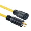 Locking extension cord Ul certified twist-lock plug connector 15A 20A 30A