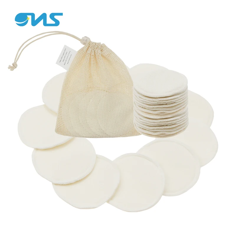 

Reusable Makeup Remover Pads Round Shape Facial Cleaning Pads Washable
