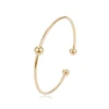 51798 xuping simple jewelry open cuff bangle for women