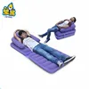 Furniture inflatable flocking PVC soft touch inflatable air bed
