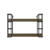 Mayco Retro Original Wall Mount Shelf Wooden Mug Rack Condiment Storage Kitchen Organization