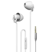 

High Quality Newest Design Sleeping Earphone with Microphone and Volume Control