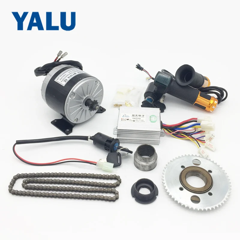 

24V 350W strong power Freewheel Chain Drive electric bike motor kit MY1016 Ebike electric bicycle conversion kit for DC Motor