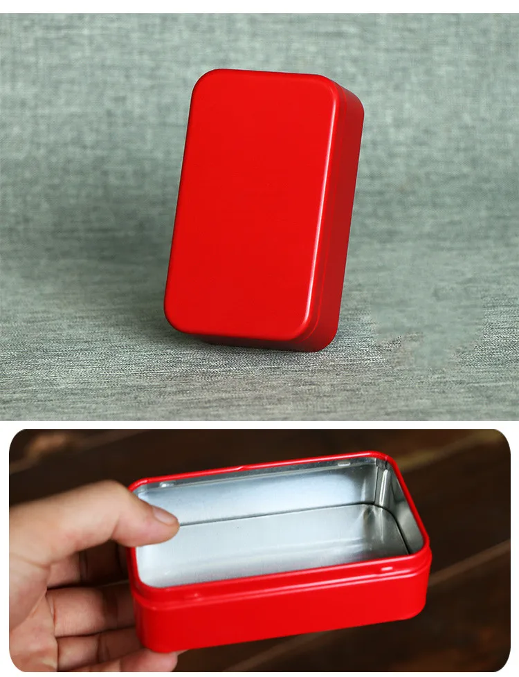 
small rectangle tin box jewelry packing box promotional gift box 