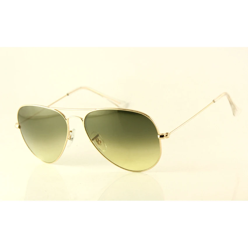 

Hot Sell Best Designer Sunglass Wholesale Men's/Women's Metal 3025 001/2F Sunglass Gold Frame Green Gradient Lens, N/a