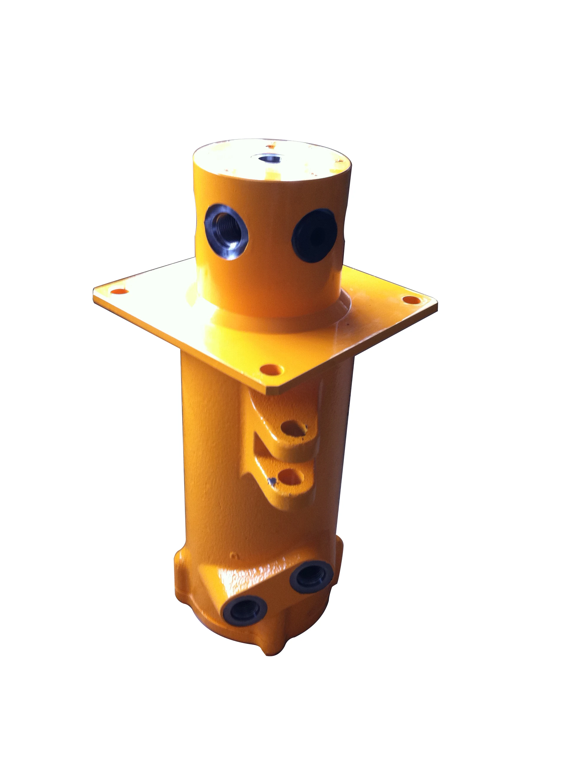 
High pressure hydraulic central rotating union are designed for excavator, crane, grader and tower crane service 