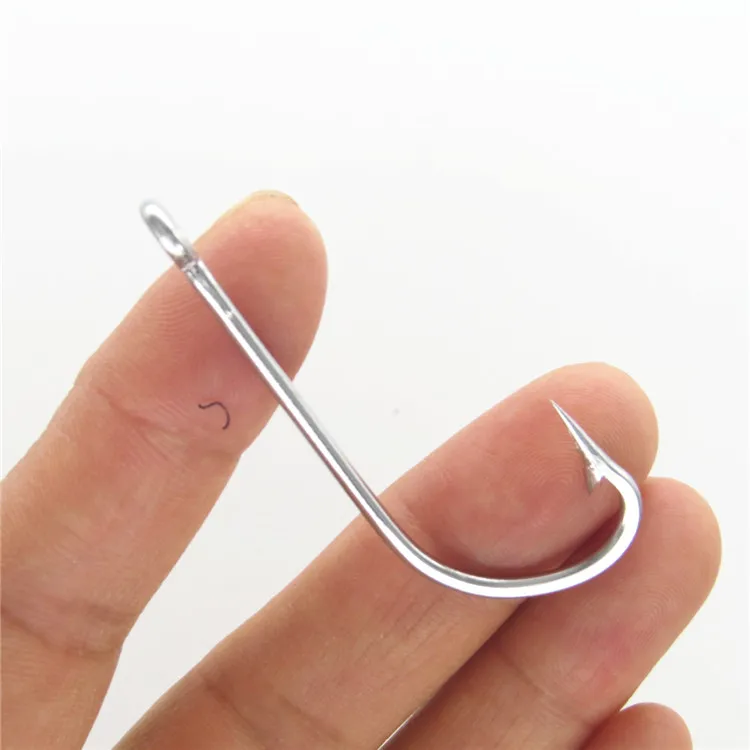
34007 1/0 -14/0 stainless steel white whole sell in store circle sea fishing hook for fishing 