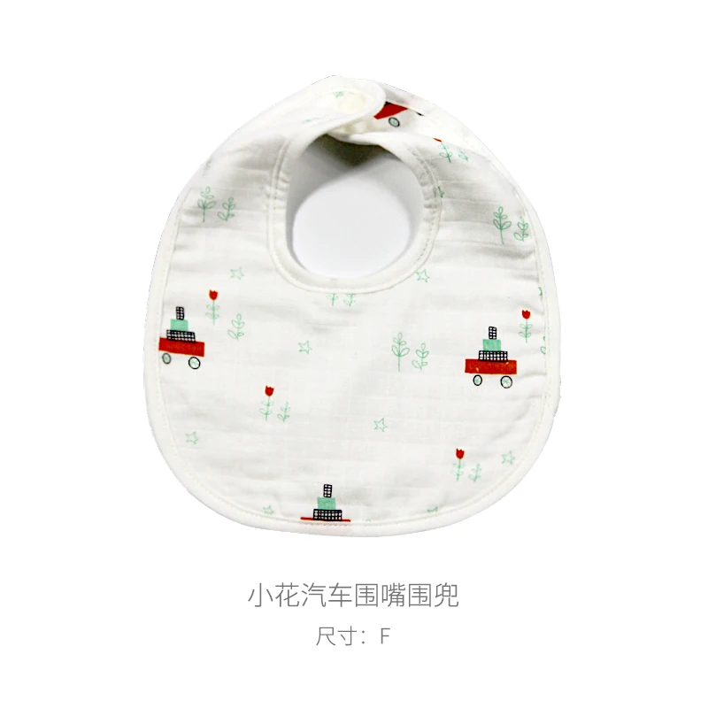 Муслинтри 100% хлопок милый дизайн бандана слюни нагрудники