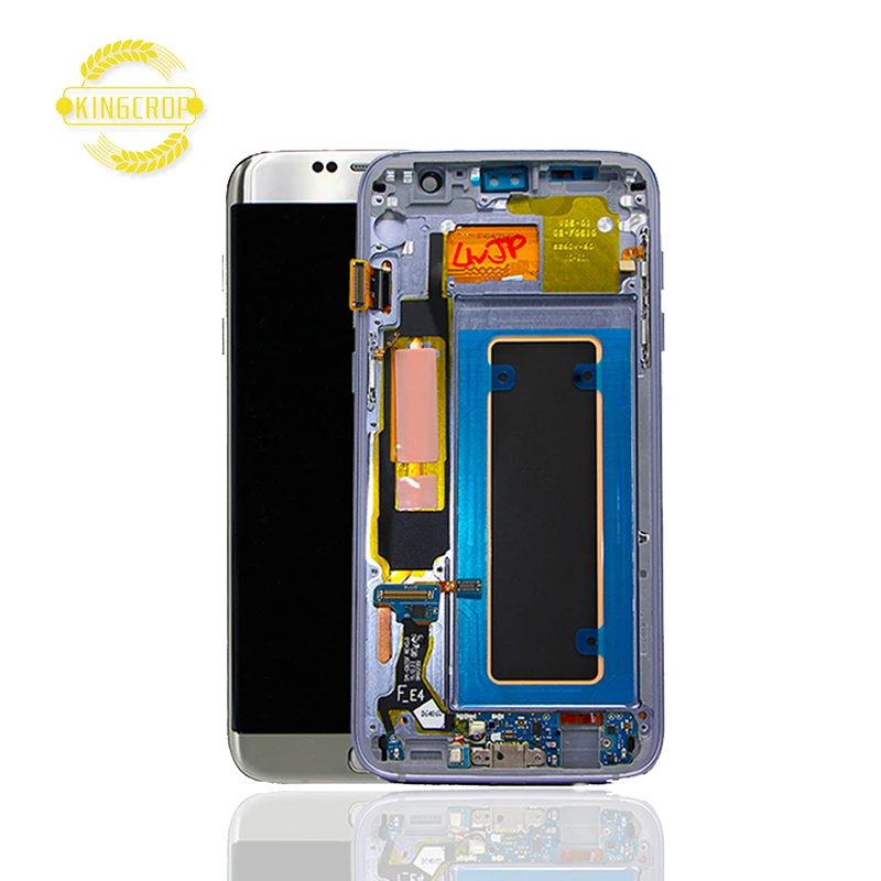 

100% tested LCD display for Samsung Galaxy S7 edge LCD with frame G935F G935FD G935W8 LCD touch screen Digitizer +FRAME, Black/gold/sliver/pink/blue