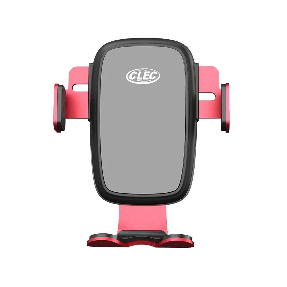 

2019 Newest wireless charger phone holder car for car accessories, Black red silver pink carbon fiber