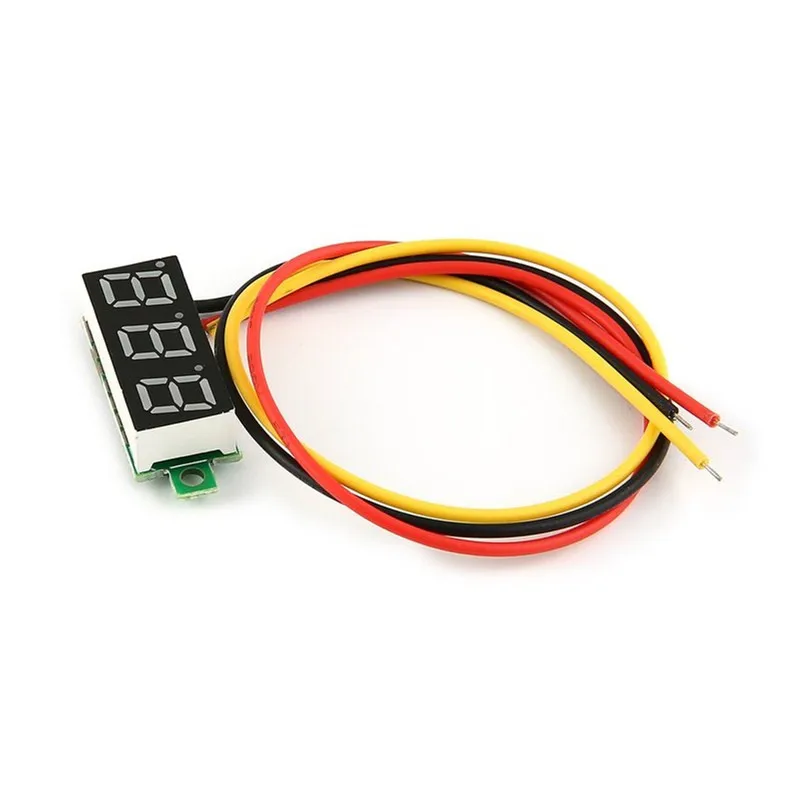 

Okystar Digital Voltmeter LED Voltage Volt Meter 3wire 0.28" DC 0-100V DC 0-9.99A