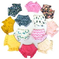 

Baby Ruffle Bloomer Cotton Baby Diaper Cover For Infants Shorts Wholesale Baby Bloomer Toddler Girls Lovely Bloomer