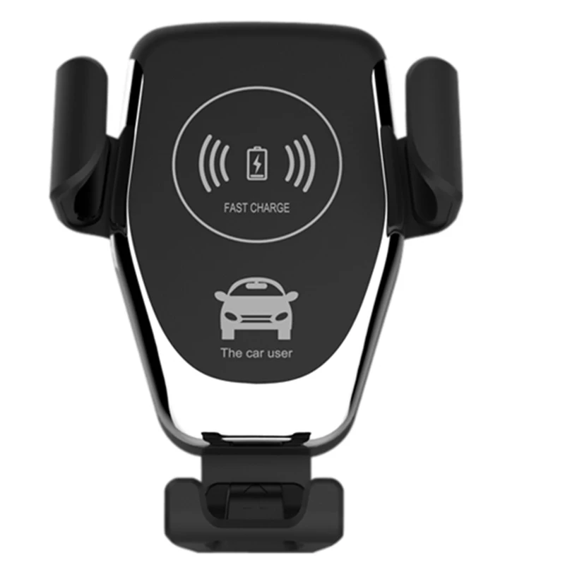 

Amazon Hot Selling Charger Universal Wireless Charging Car Charger Mount Auto-Clamping 7.5W 10W Fast Cell Phone Charger Holder, Black