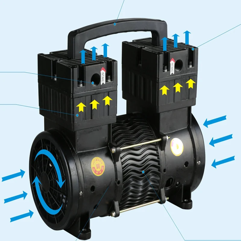 
1HP Small oil free silent air compressor pump 