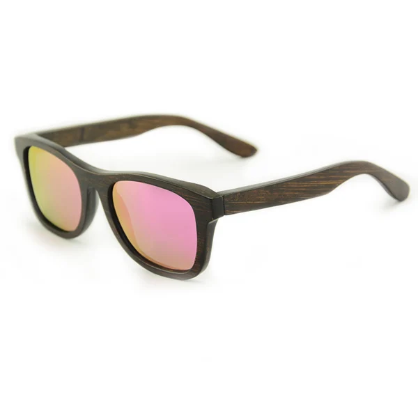 

Retro Bamboo Wood Sunglasses for Man & Women, Natural wood color