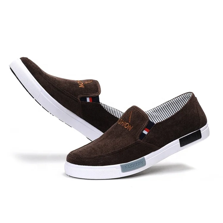 

new designs canvas flat mens shoes wholesale in loafer sneakers