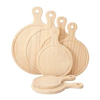 

Solid wood plate snack plate wooden pizza bread plate