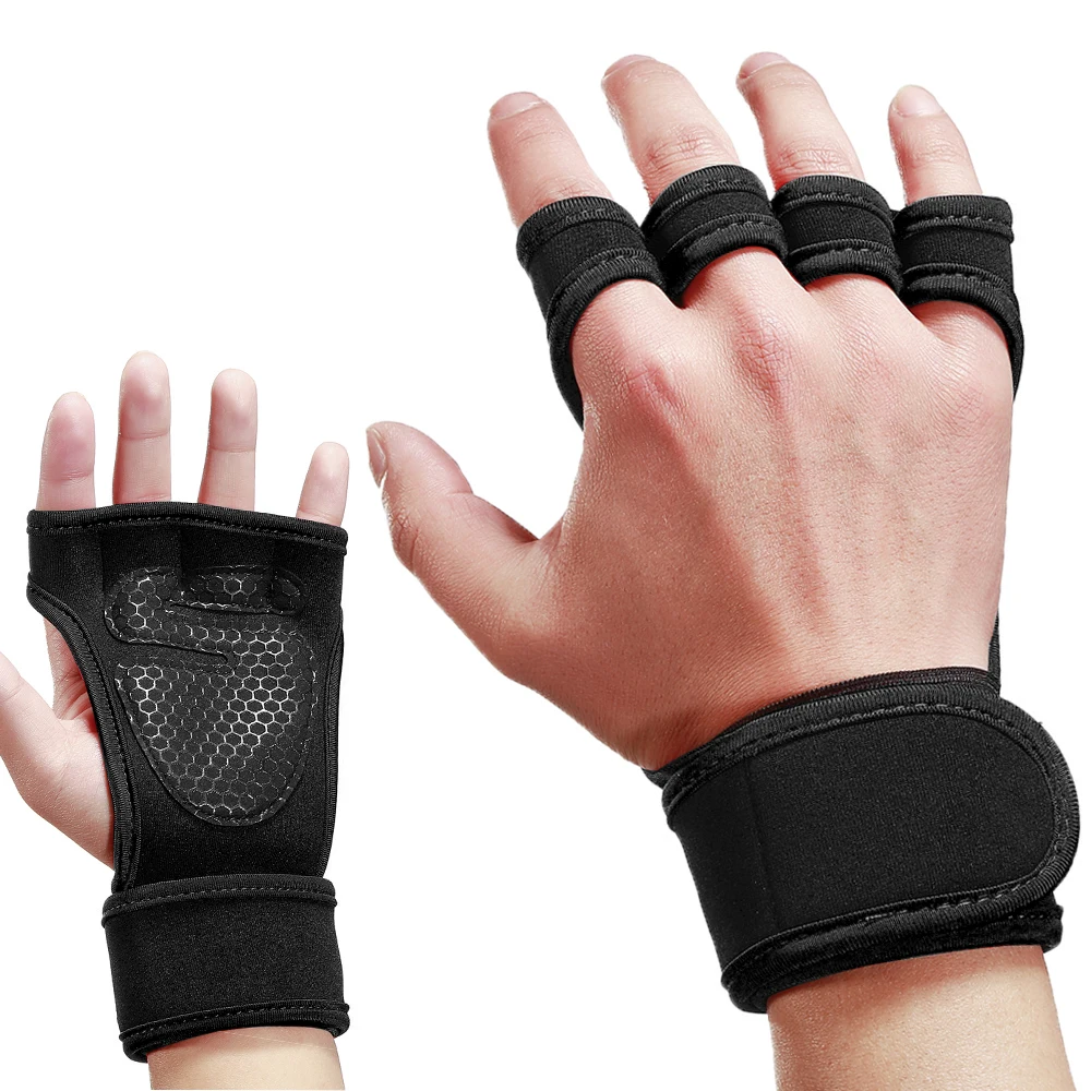 

OEM Fitness Gloves Exercise Bodybuilding Workout Gloves Training Gym Gloves, Black,red