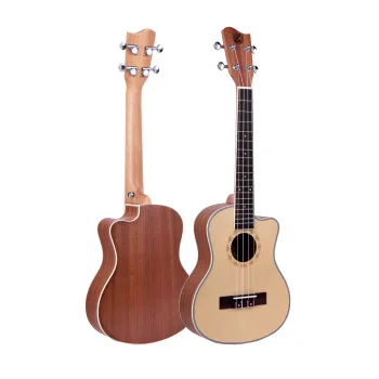 

China factory wholesale price custom Hawaii woodenThin Body  Ukulele, N/a