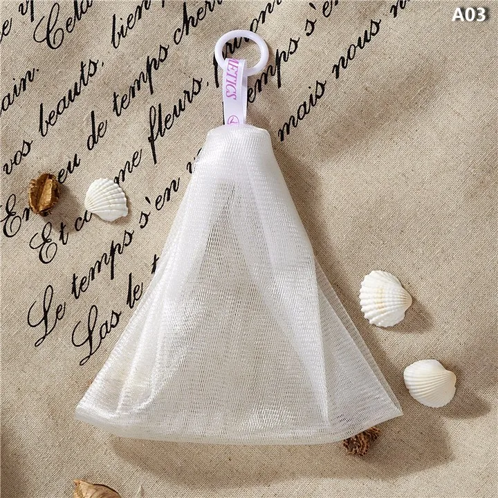 
foam net facial cleanser PE net for facial cleansing A03 