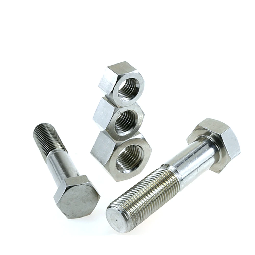 
A2 70 DIN933 931 M12 20mm stainless steel hex head bolt 