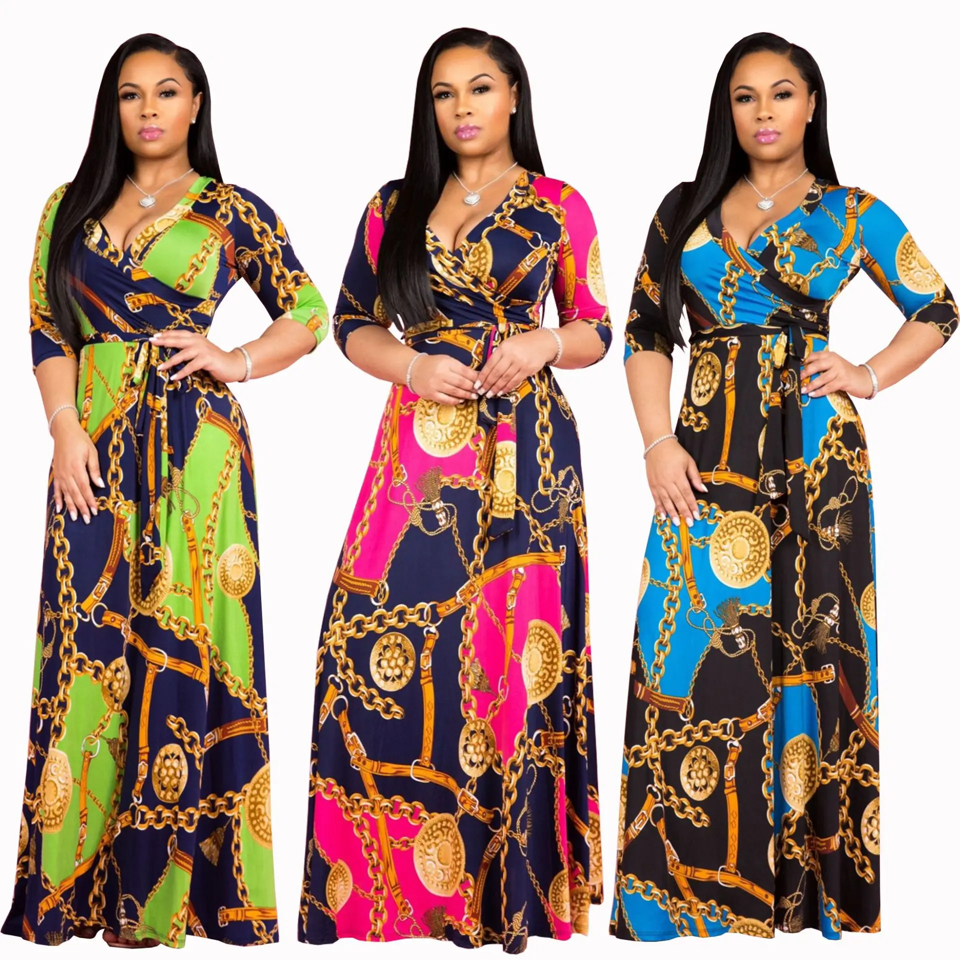 

Sexy maxi dress long sleeve evening dresses 2019 Women party