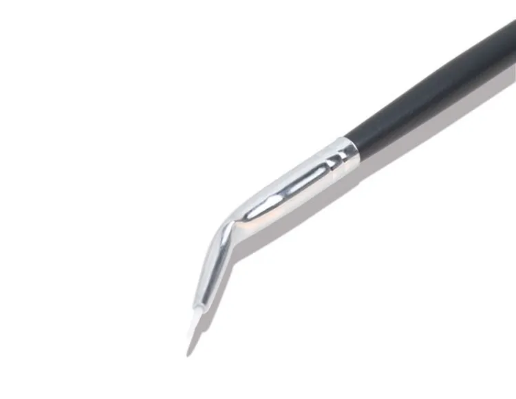 

Professional Maquillage Eye Liner Eyeliner Elbowed Brush With Synthetic Hair For Makeup, Black