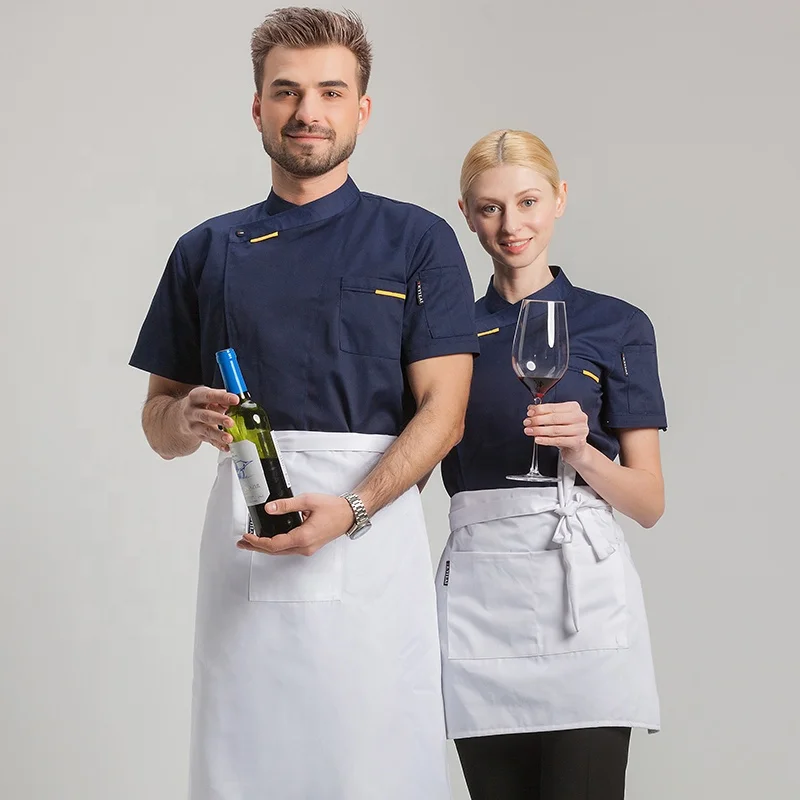 

chef clothes uniform chef clothing chef coat / jacket in uniform cotton, 4 colors
