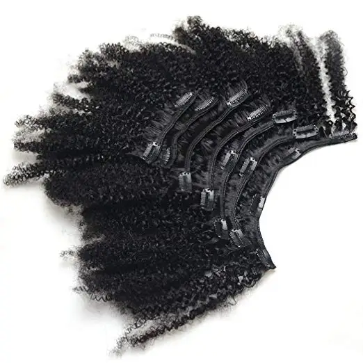 

Express ali 4B 4C afro kinky curly virgin brazilian human hair 120g 1pc