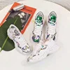 New Genuine Leather Spring Decorating Flats Women Casual sport Shoes