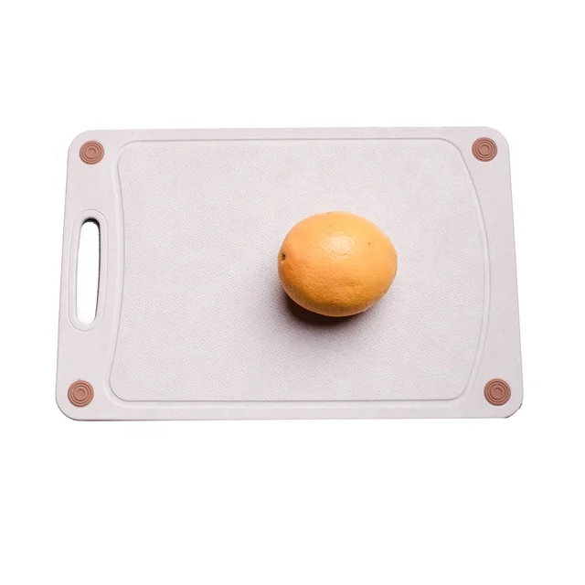 

Biodegradable Healthy Rice Husk Fiber Cutting Board, Green, white, red, bule, yellow or customized color