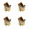 4Pcs Iron Locking Folding Table Chair Leg Brackets Self Lock Foldable Furniture Bracket