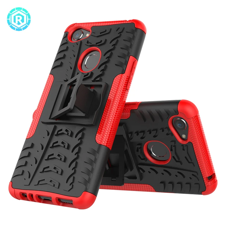 

Hot selling kickstand anti shock high quality mobile phone case for Oppo F7
