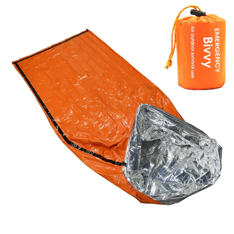 

Cmart Waterproof Outdoor Travel Camping Safety Bivvy Lightweight Emergency Survival Adult Sleeping Bag Wholesale