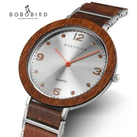 

2019 BOBO BIRD Newest design Fashion Ultra thin wood watch for wristwatch man