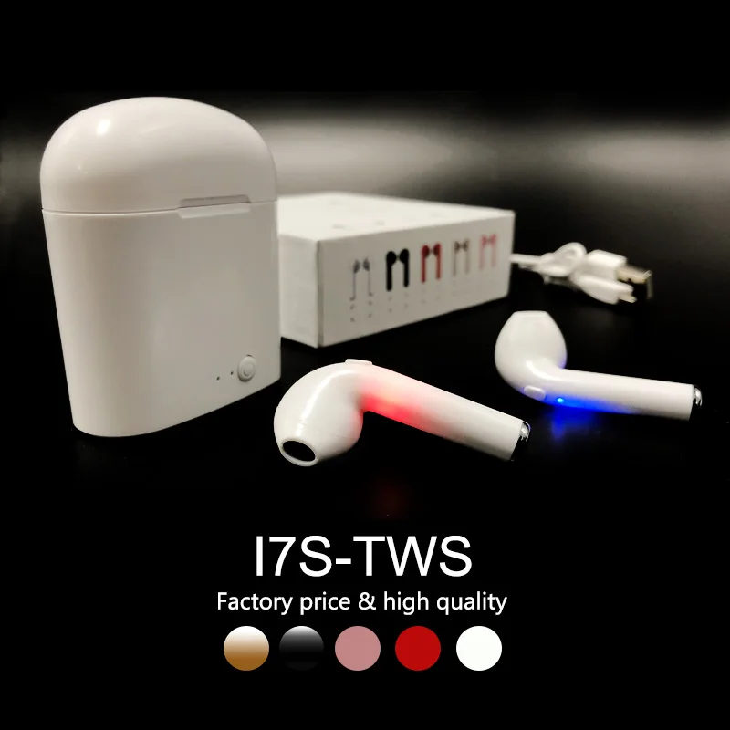 

I7s Mini Tws Two Way Radio Cheap Earbud Wireless BT earphone with good offer, 5 colors