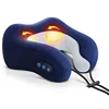 Comfortable Cheap U-type cervical vibration massage pillow that for travel lunch break