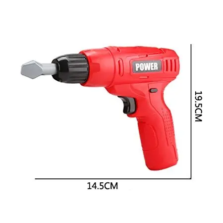 
Power Tools Mini Toy Drill Set 3 Drill Bits 