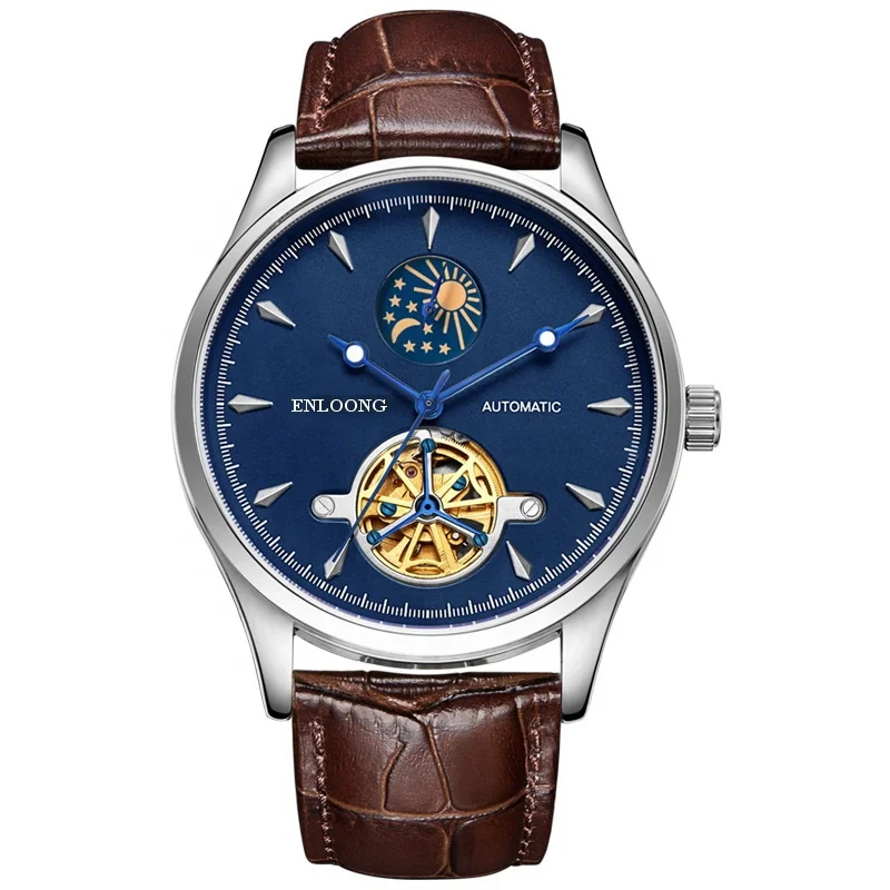 

ENLOONG Tourbillon Watch Men Luxury Brand Automatic Movement Sapphire OEM Mechanical Watches Men Wrist Luxury Copper Alloy, N/a