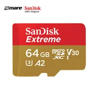 

Wholesale Original SanDisk Memory Card 64GB Extreme micro TF SD Card UHS-I C10 U3 V30 A2 32GB 64GB 128GB 256GB 400GB TF Card