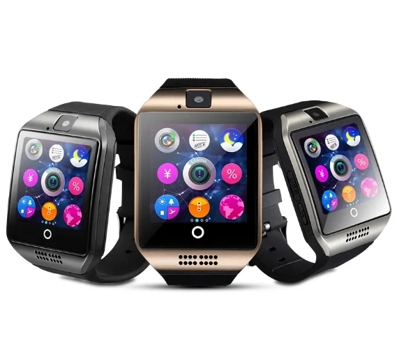 Q18 Touch Screen Smart Watch Phone SIM Card Camera for Android Phones