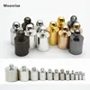 50pcs DIY Necklace Leather Cord End Caps 3.5 4 5 6 7 8 9 10mm Tassel Crimp End Connector Bead Caps For Jewelry Findings