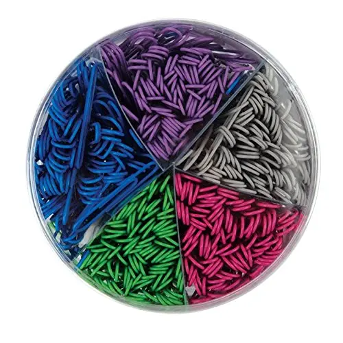 
Jumbo Paper Clip, Vinyl Coated Smooth Large Paper Clip Set 