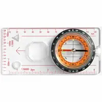 

New Compass Scout Orienteering Map Reading Measuring Scales Ruler for Outdoor Camping Hiking Map Compass Survival Kits