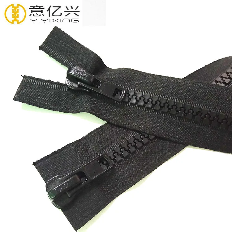 

Common Size #3 #5 #8 #10 Plastic Zipper With Semi Auto Lock Slider