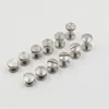Stainless steel Chicago screw for leather