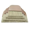 Customized wholesale wood mounted round head picture broom paint paste mounting material paint bristle extra big paint brush