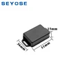 PNW6025 Small plastic enclosure for electronic project wall mounted ABS DIY junction box GPS tracker control case 51x36x15mm