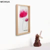 Nordic style flower home frames wall art groupings home decoration with UV print on glass